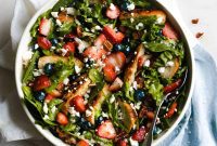 Strawberry Bacon Summer Salad with Poppyseed Perfection