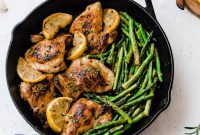 Lemon Garlic Chicken and Asparagus Sheet Pan Meal