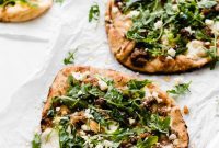 Sweet and Savory Grilled Lamb Pizzas with Arugula