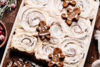 Gingerbread Caramel Sticky Buns