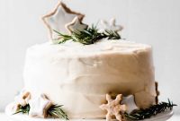 Golden Winter White Chocolate Cake