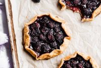 Rustic Whole Wheat Mini Blackberry Galettes