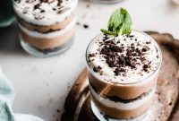 Decadent Bailey’s Chocolate Mousse Parfaits