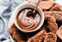 Golden Churro French Toast Sticks with Lightning Chocolate Dip