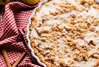 Decadent Deep Dish Pear and Cinnamon Crumble Pizza