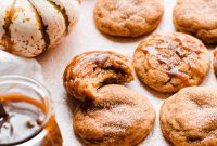 Spiced Pumpkin Snickerdoodles with Rum-Kissed Caramel