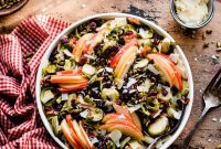 Maple Drizzled Brussels Sprout Salad