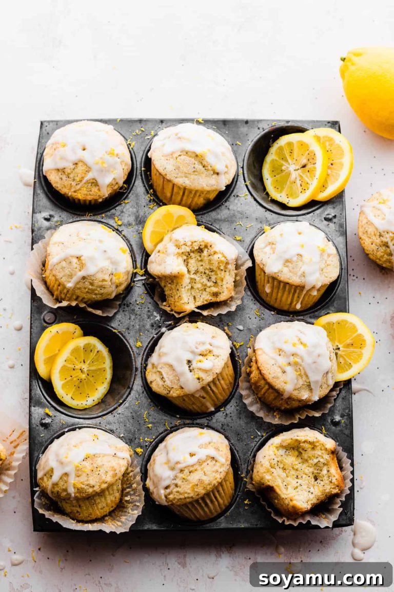 No-Fuss Lemon Poppyseed Muffins
