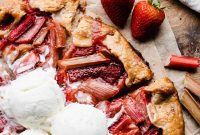 Farmhouse Strawberry Rhubarb Galette