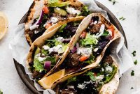 Lamb Souvlaki Tacos