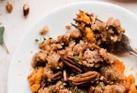 Candied Sweet Potato Casserole with Pecan Streusel