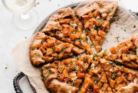 Asiago Parmesan Butternut Squash Galette