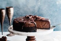 Baileys Infused Chocolate Ganache Cheesecake