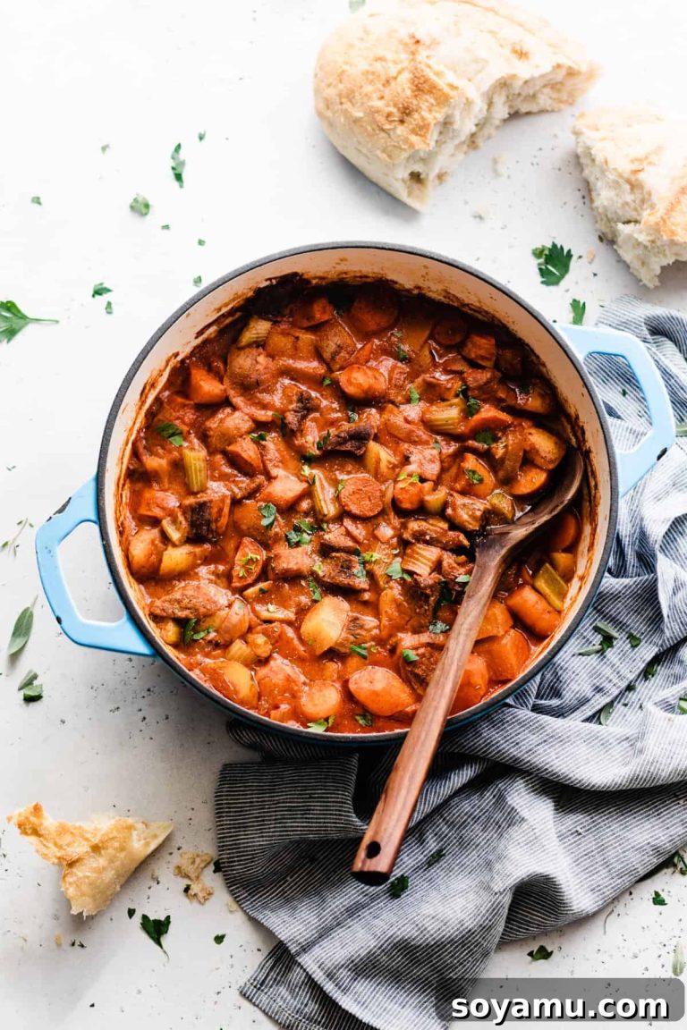 Hearty Beef Stew Instant Pot and Oven Directions