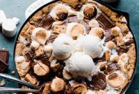 Gooey S’mores Skillet Cookie
