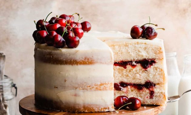 Enchanted White Forest Cake