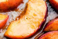 Caramelized Cinnamon Peaches
