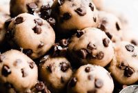 No-Bake Cookie Dough Poppers