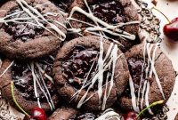 Midnight Forest Cherry Cookies