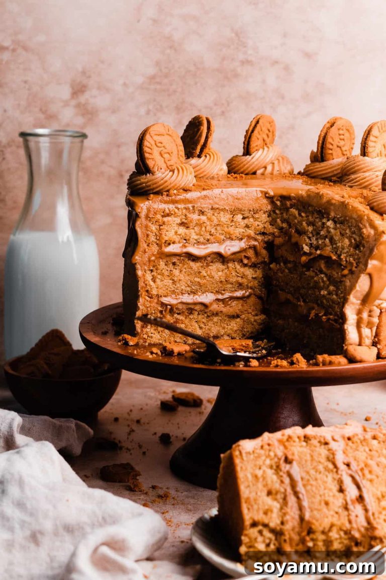 Ultimate Lotus Biscoff Cookie Butter Layer Cake 7 Ultimate Lotus Biscoff Cookie Butter Layer Cake