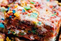 Brown Butter Rainbow Cereal Bars