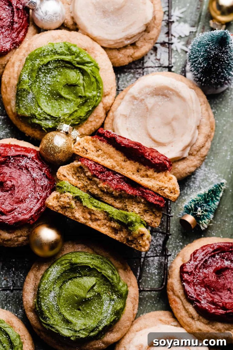 Ultra Chewy Frosted Sour Cream Cookies
