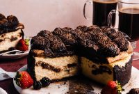Decadent Mocha Tiramisu Cheesecake