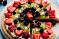 Vibrant Fruit Sugar Cookie Pizza