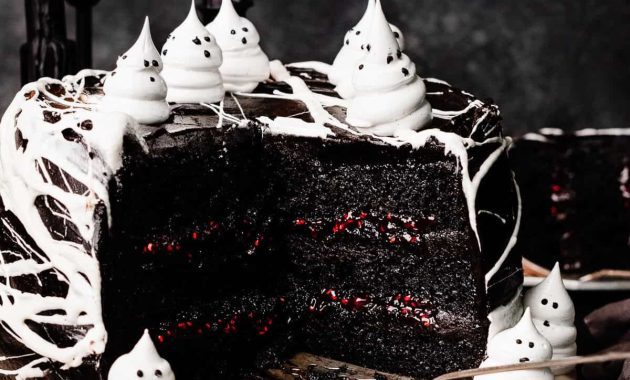 Dark Decadence Velvet Cake