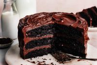 Ultimate Eggless Chocolate Fudge Cake