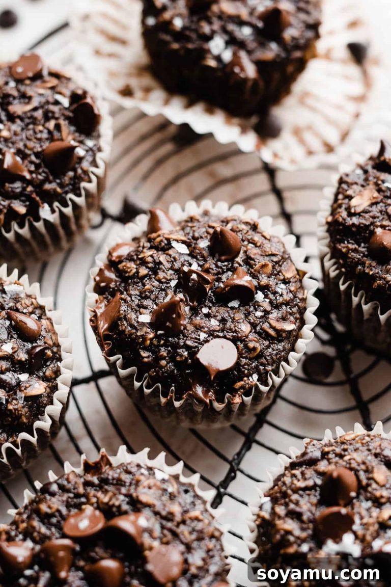 Wholesome Banana Chocolate Oat Muffins 18 Wholesome Banana Chocolate Oat Muffins