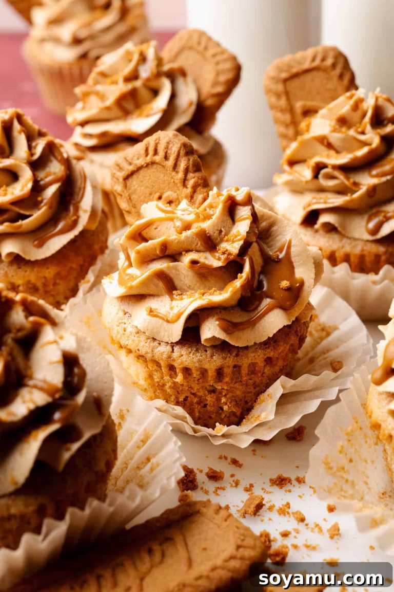 Biscoff Overload Cupcakes