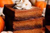 Perfectly Simple Pumpkin Pie Bars