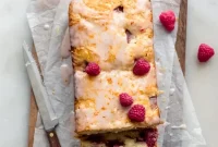 Bright Raspberry Lemon Loaf