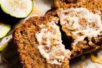 Spiced Sugar Crusted Zucchini Loaf with Whipped Honey Butter