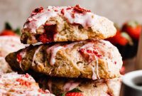 Strawberry Cream Scones
