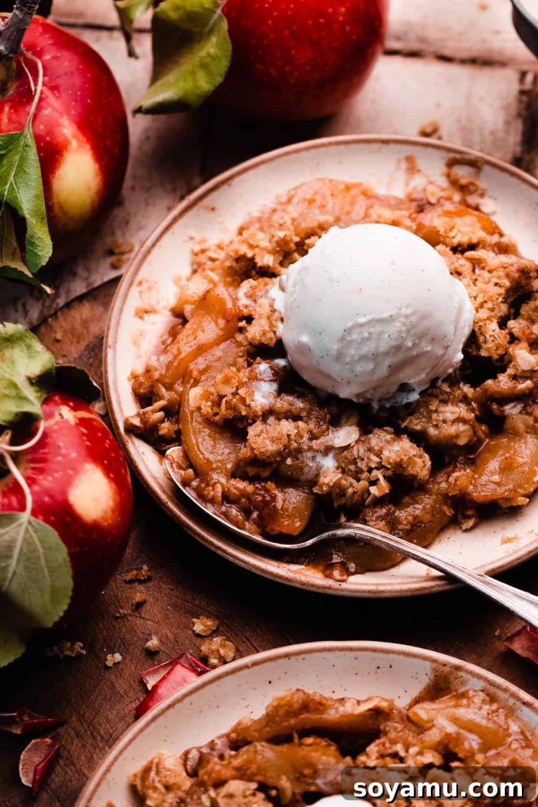 Cast Iron Apple Crisp Delight