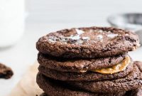 Decadent Chocolate Cookies with Gooey Caramel Centers