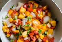 Easy Homemade Peach Salsa