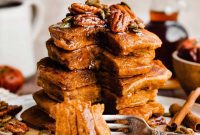Pillowy Pumpkin Spice Pancakes