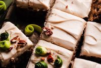 Irresistible Zucchini Snack Cake with Brown Butter Cream Cheese Frosting