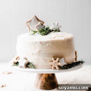 Caramelized White Chocolate Winter Wonderland Cake