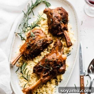 Red Wine Braised Lamb Shanks recipe image