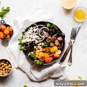Zesty Lemon Grilled Lamb Power Bowls 8 Grilled Lamb Salad Bowls with Zingy Lemon Dressing