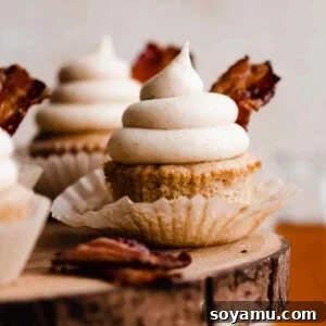 Maple Bacon Cupcakes