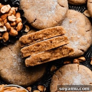 Thick & Chewy Peanut Butter Cookies