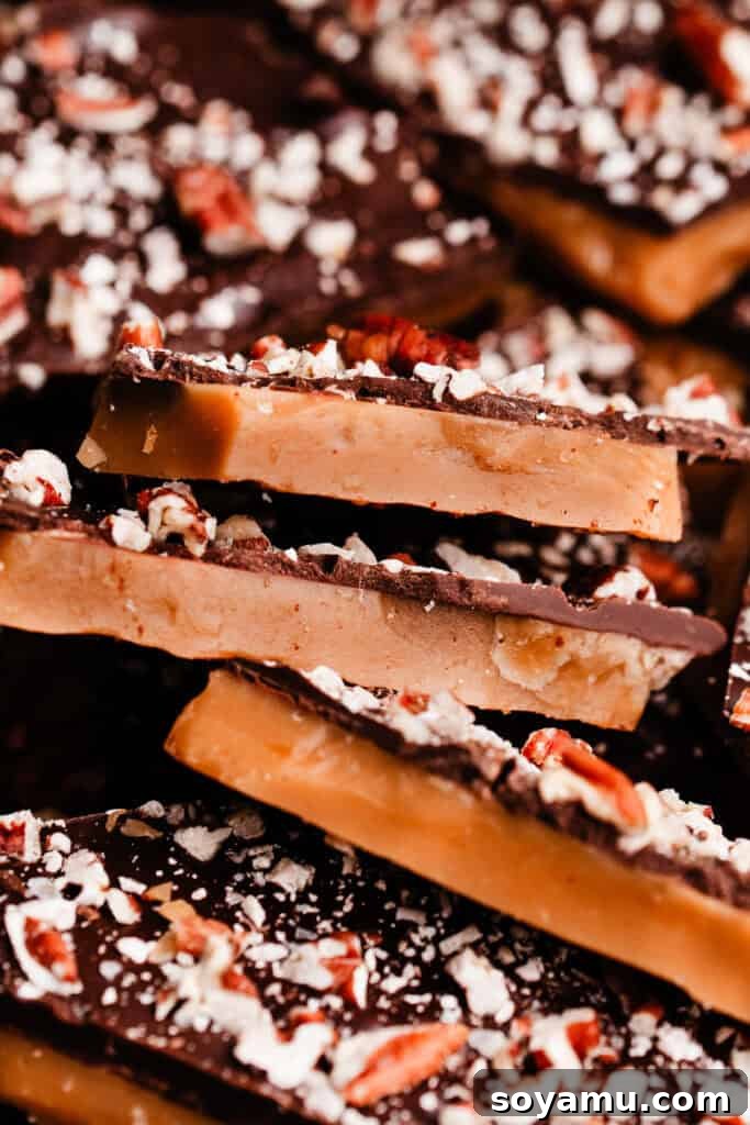 A simple yet elegant setup for candy making, featuring a medium saucepan, a reliable instant-read thermometer, and a stirring spoon, emphasizing precision and readiness for the toffee process.