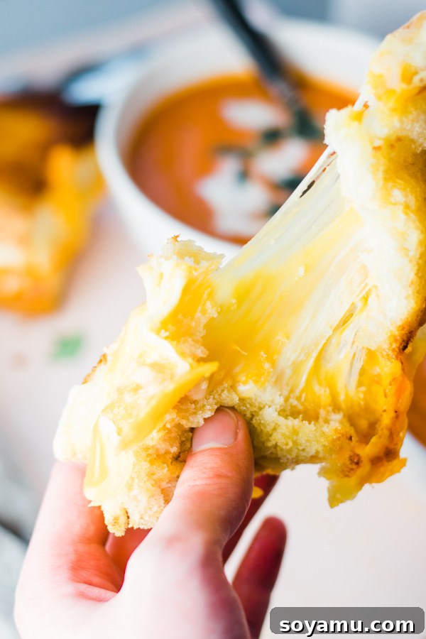Perfect Oven Grilled Cheese + The Best Tomato Soup I've Ever Had