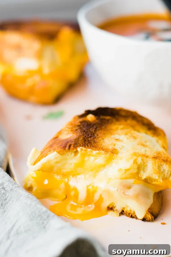 Perfect Oven Grilled Cheese + The Best Tomato Soup I've Ever Had