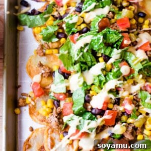 Delicious Loaded Sheet Pan Nachos